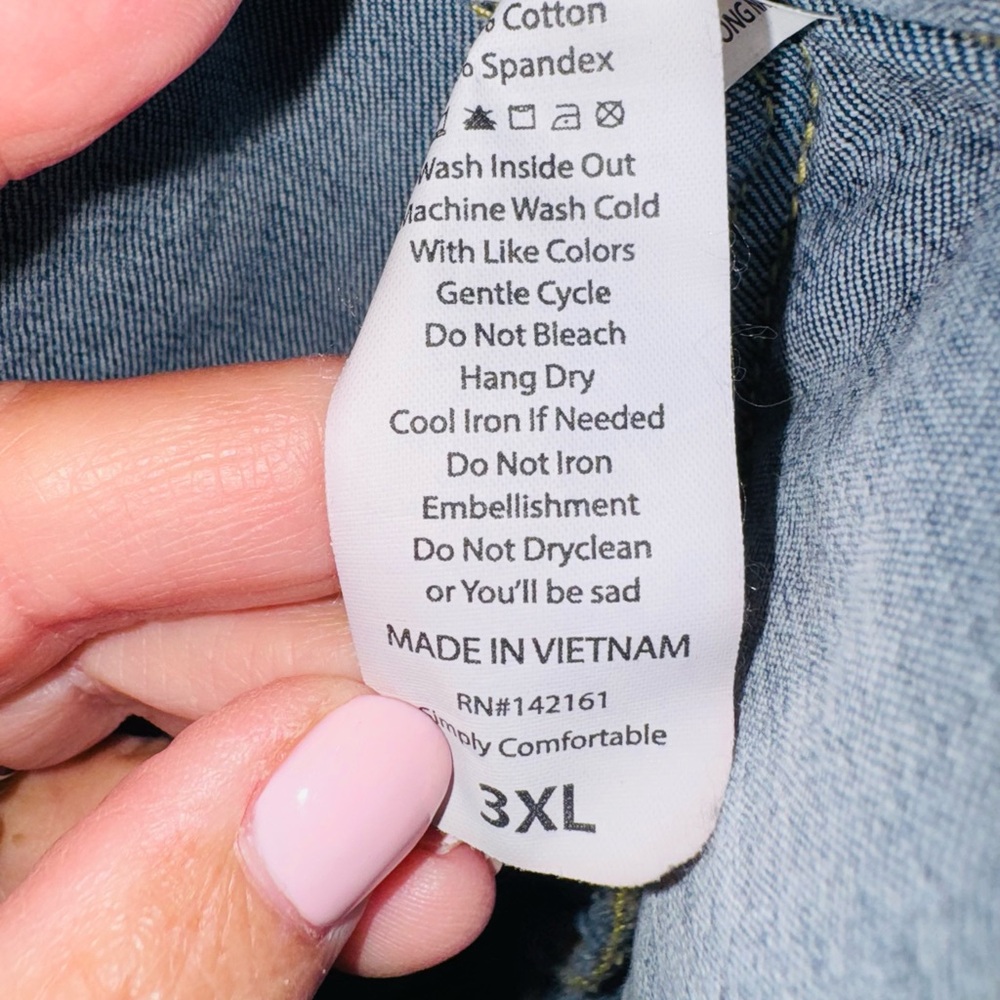 LuLaRoe denim jacket - Picture 5 of 5